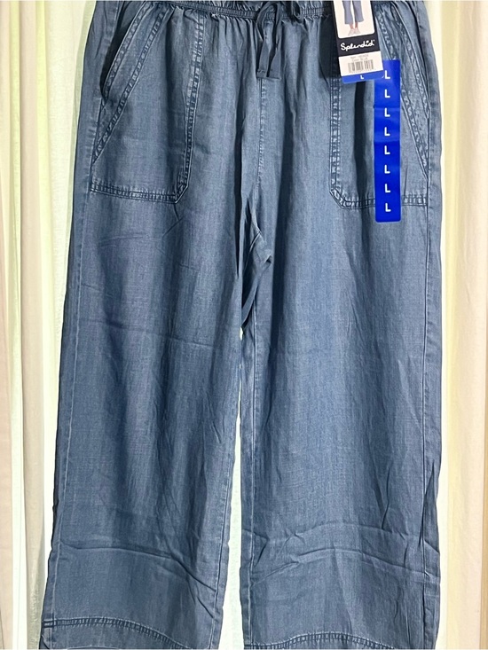 Splendid Pants - Splendid Blue Pull-On Wide Leg Pants